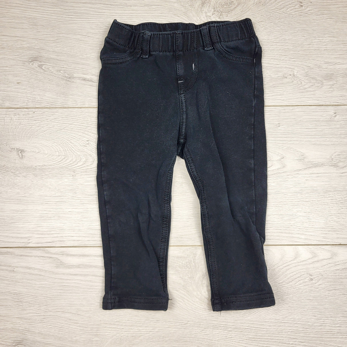 RGRN3 - Circo black cotton pants. Size 18 months