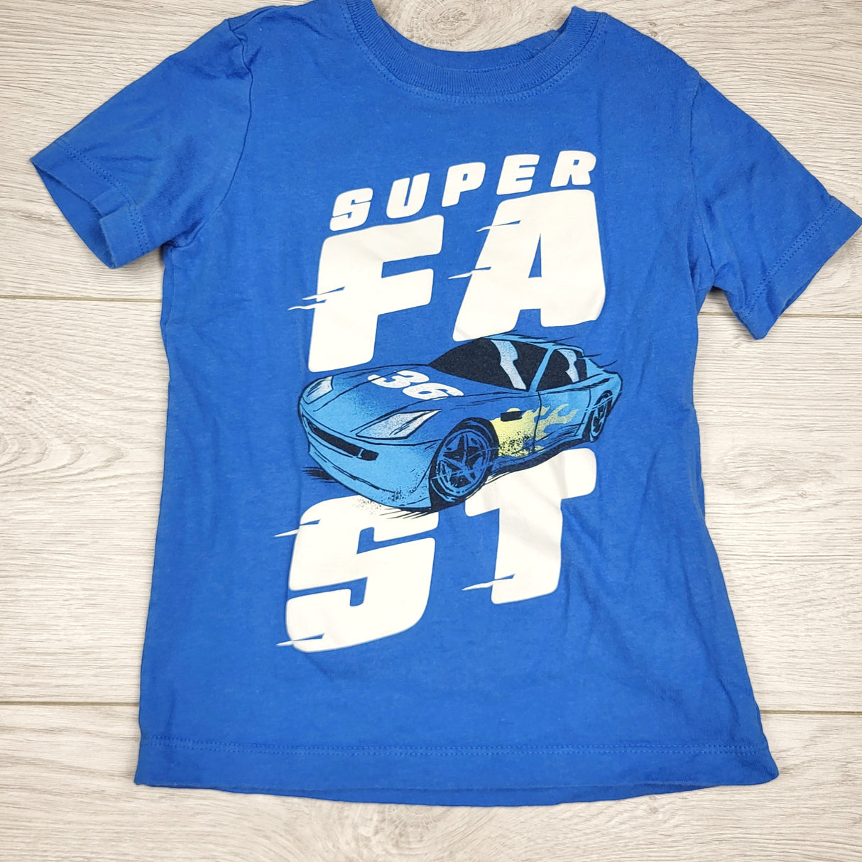 SMRSH3 - Carters blue "Super Fast" t-shirt. Size 2T