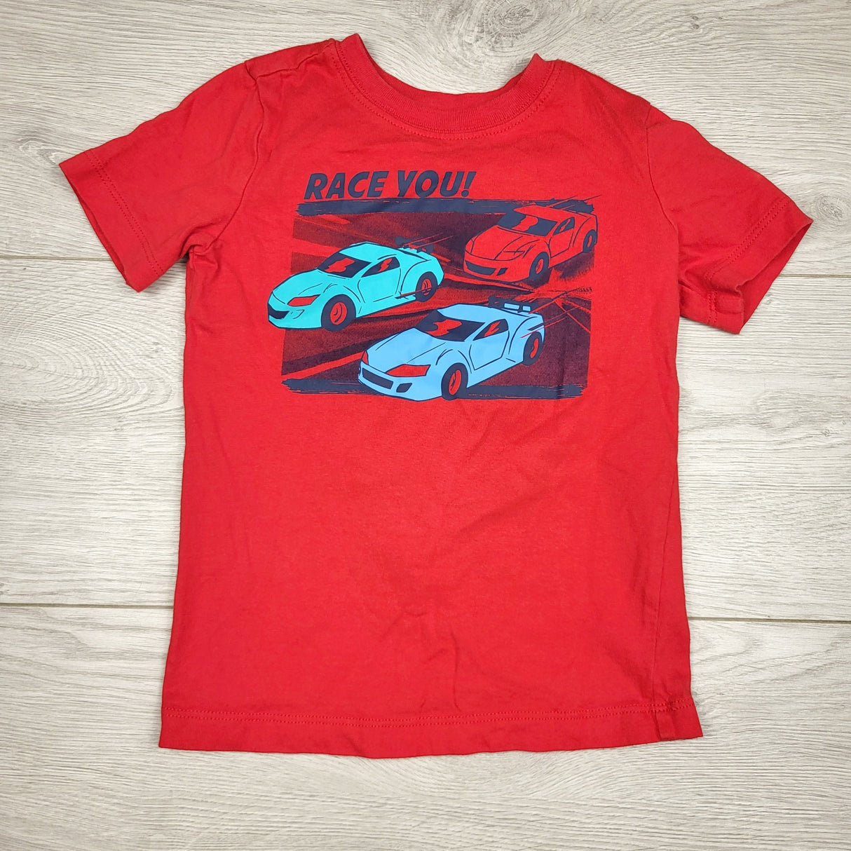 SMRSH3 - Carters red t-shirt with cars. Size 2T