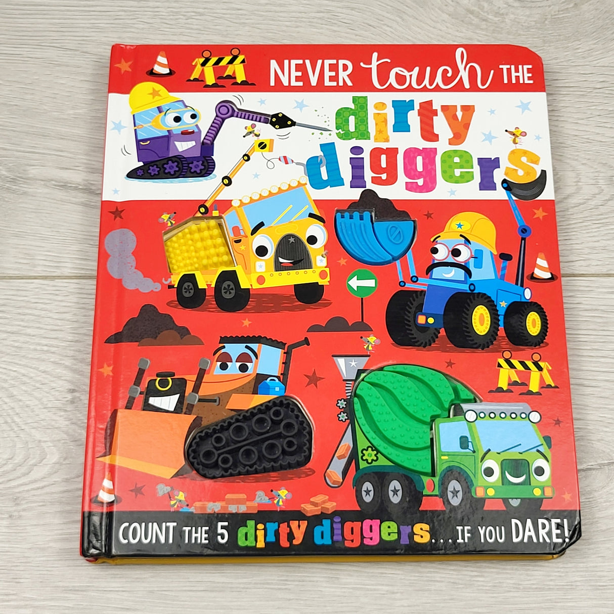 APPL1 - Never Touch the Dirty Diggers. Touch and feel board book