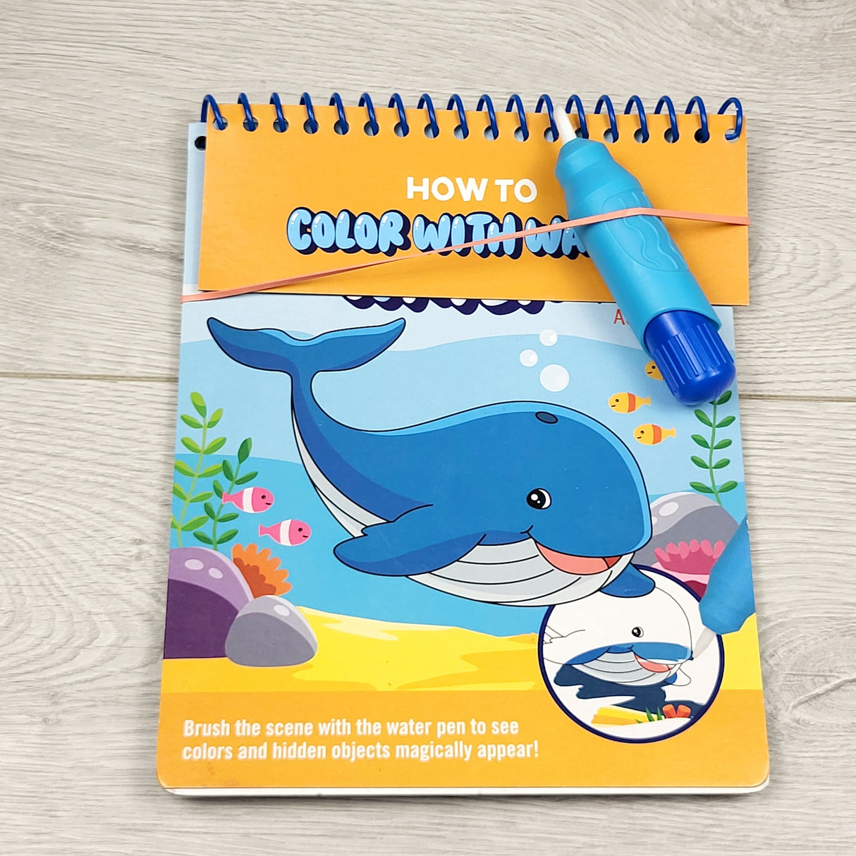 APPL1 - How to Color With Water - reusable paint with water book