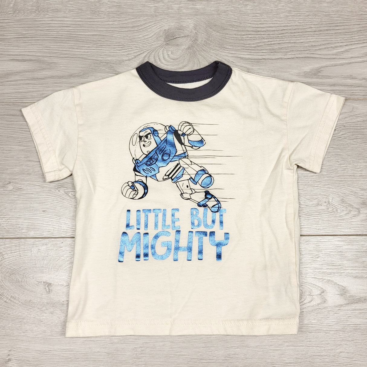 CHLV1 - Joe x Pixar cream coloured Buzz Lightyear t-shirt. Size 2T