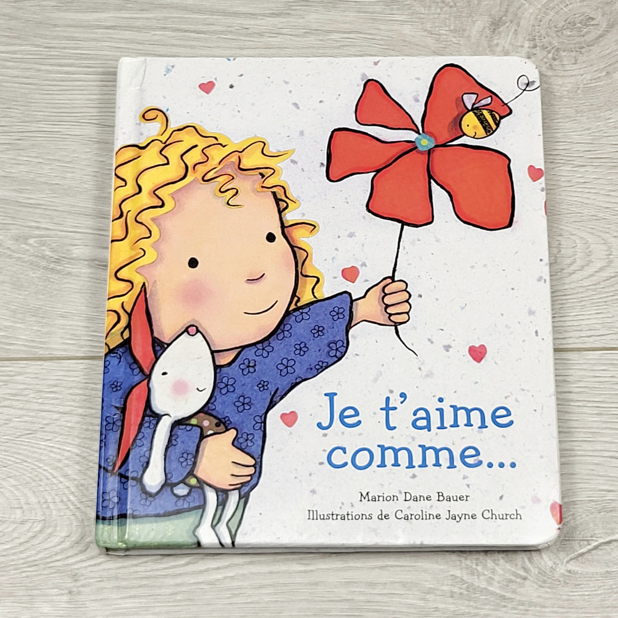 CHLV2 - Je t'aime comme. French language board book