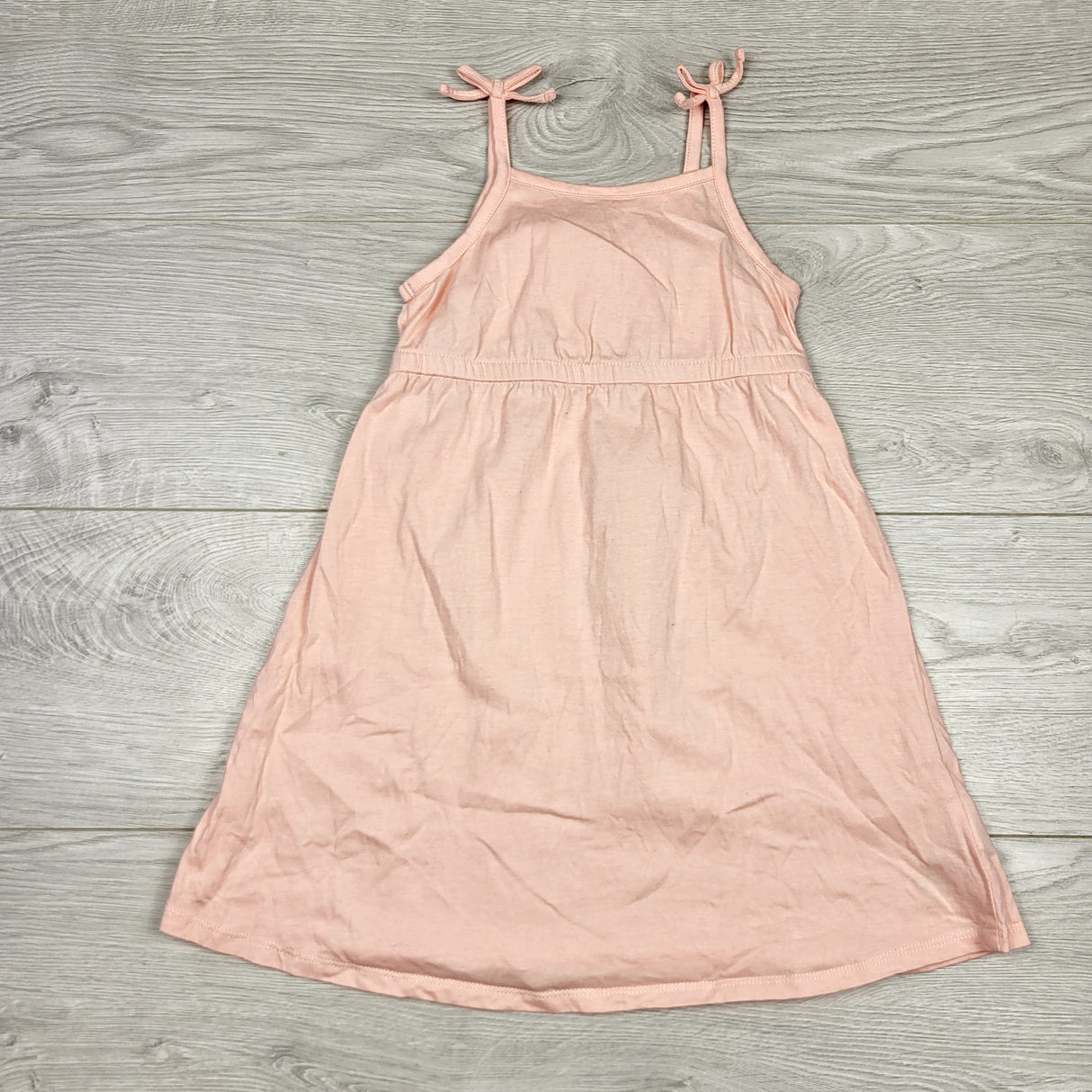 LBYL2 - Old Navy peach coloured sleeveless cotton dress. Size 4T