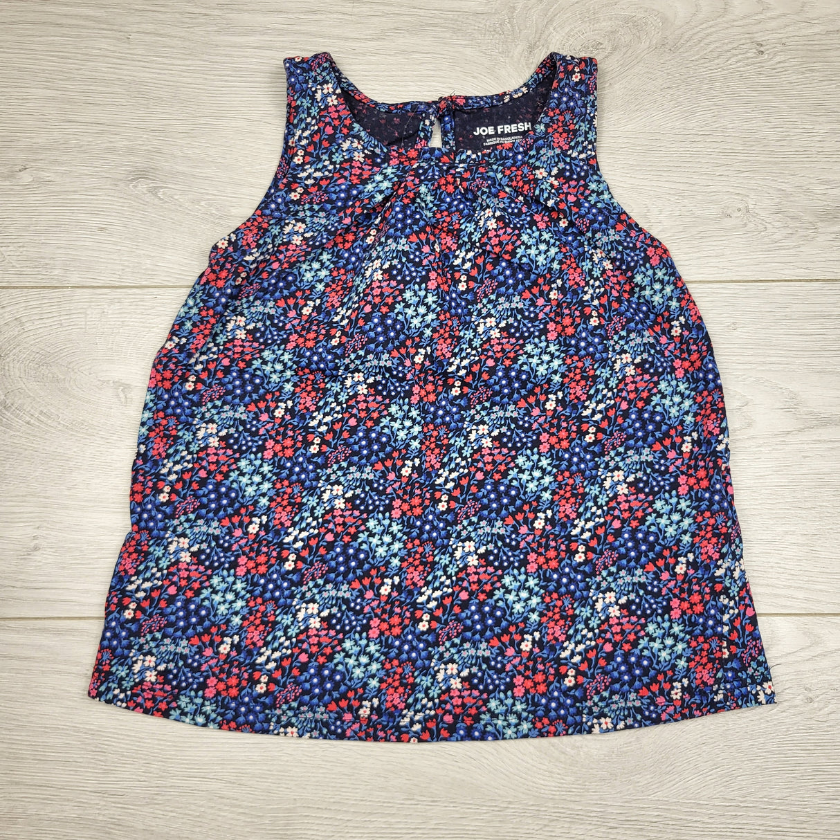 LBYL2 - Joe navy floral print tank top. Size 4T