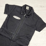 KARE2 - Knuckleheads black "Grease Monkey" mechanic style coveralls. Size 12-18 months