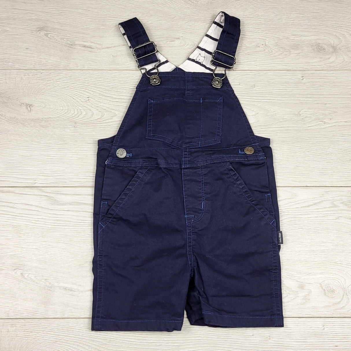 KARE2 - Gap navy shortalls. Size 12-18 months