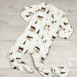 KARE2 - Angel Dear bamboo sleeper with moose. Size 9-12 months