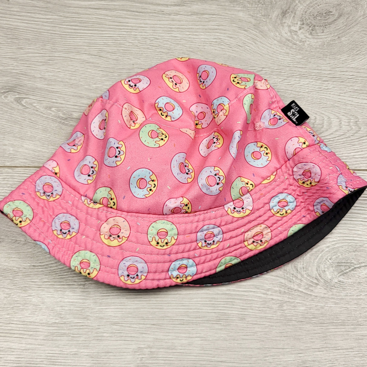 MSND2 - Pink bucket hat with donuts. Approx 12-24 months