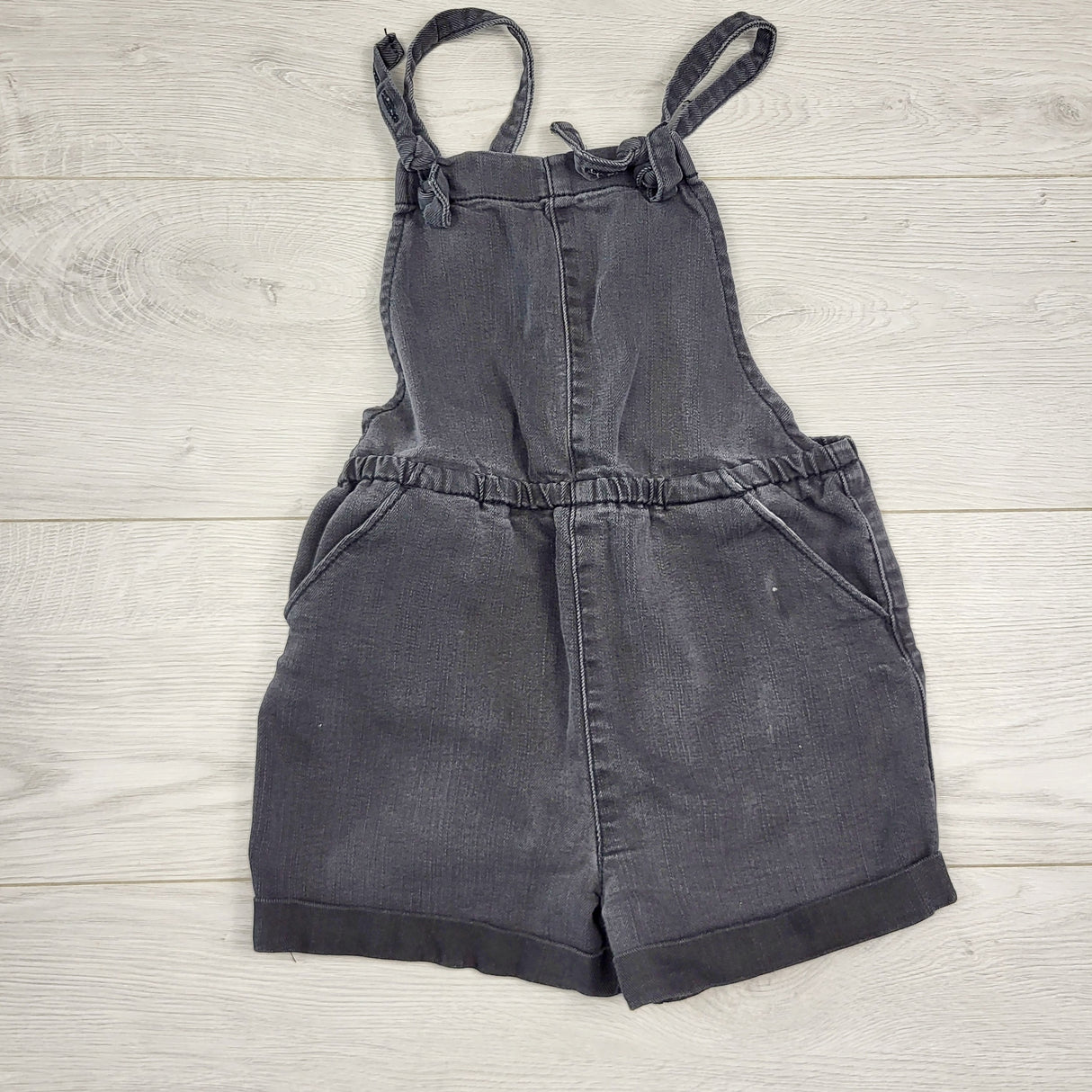 CKLB1 - Oshkosh grey denim overalls. Size 7