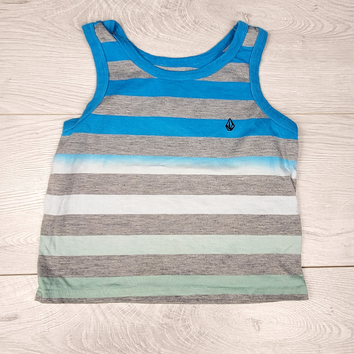 NTLL1 - Volcom striped tank top. Size 2T