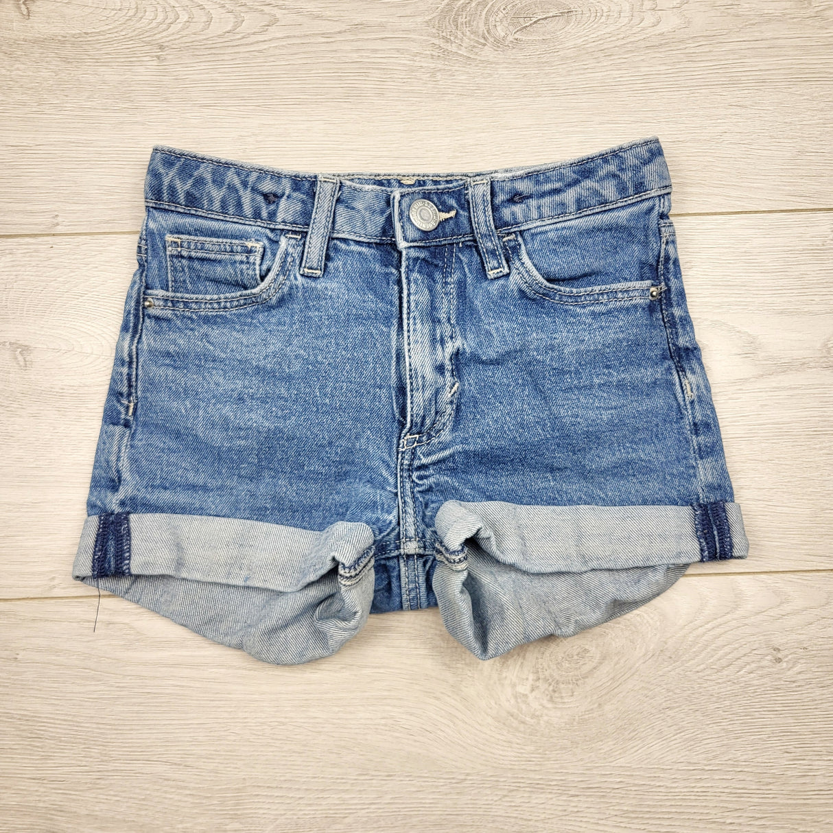 OAG1 - & Denim cuffed jean shorts. Size 3/4T