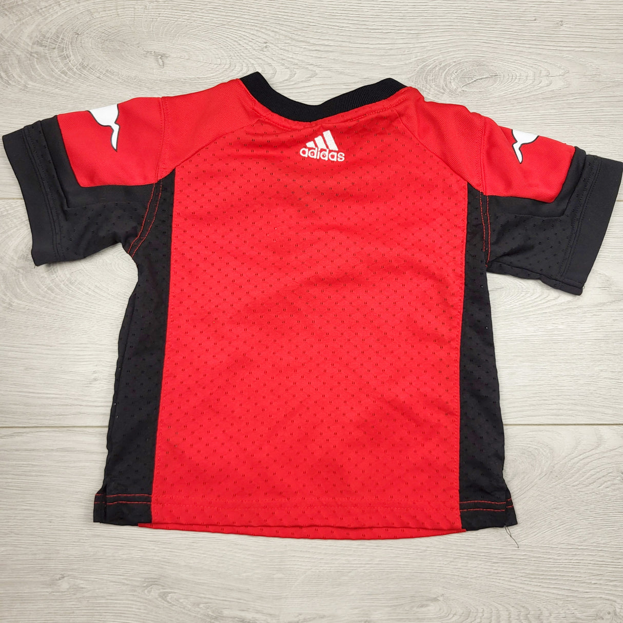 DMKY2 - Adidas CFL Calgary Stampeders jersey shirt. Size 3T