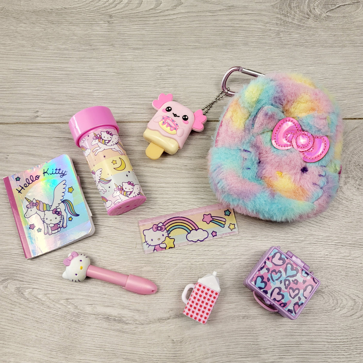 AGLL2 - Hello Kitty mini backpack with mini notebook, etc