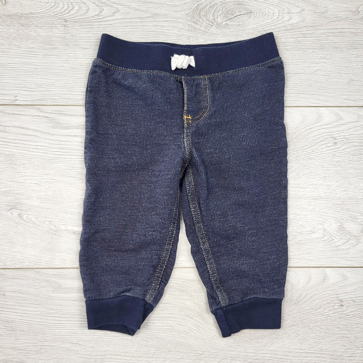 AALD1 - Child of Mine denim look cotton pants. Size 6-9 months