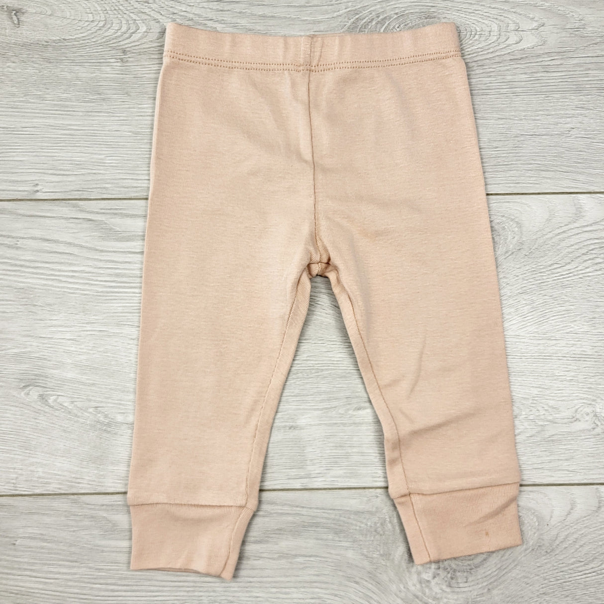 AALD11 - Pekkle beige cotton pants. Size 6 months