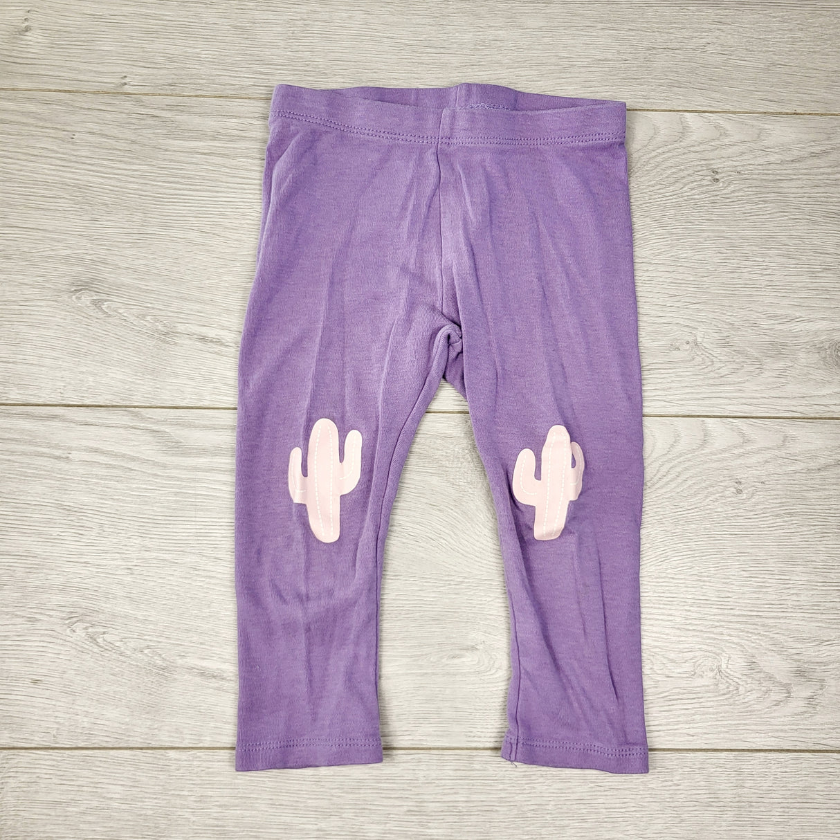 EHRS3 - Pekkle purple cactus leggings. Size 18 months