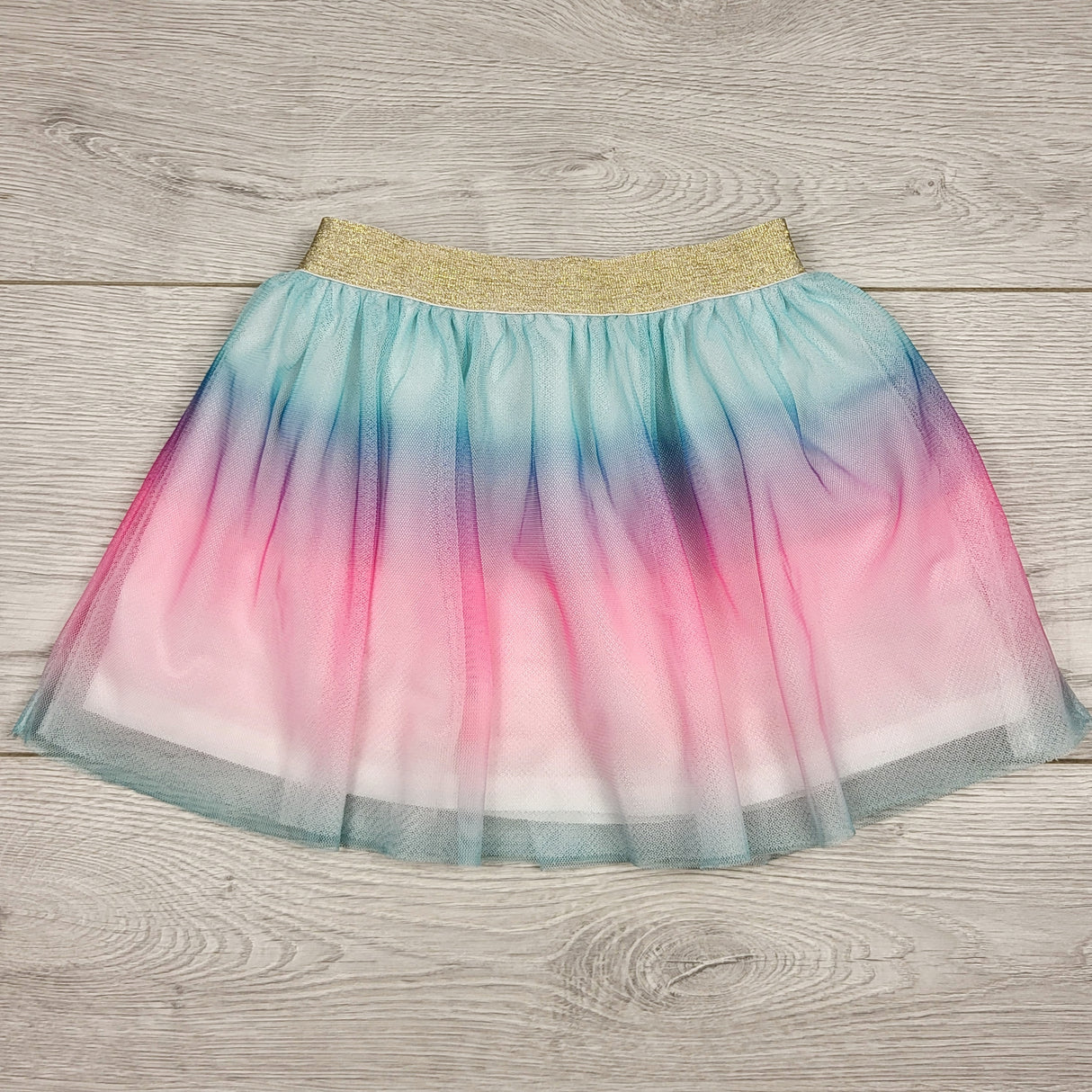 HBRK1 - Carters pastel striped tulle skirt. Size 2T