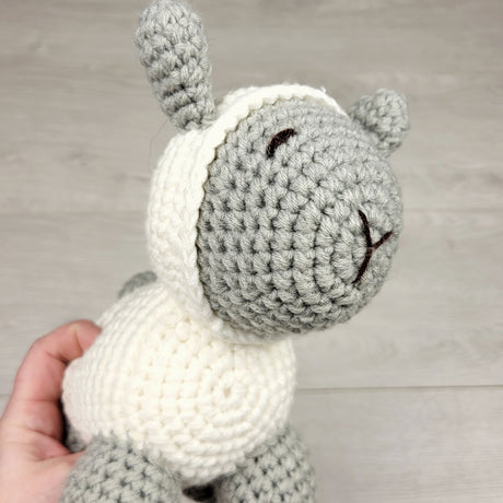 HBRK1- Parade Organics "My Animal Friends" knit lamb stuffy