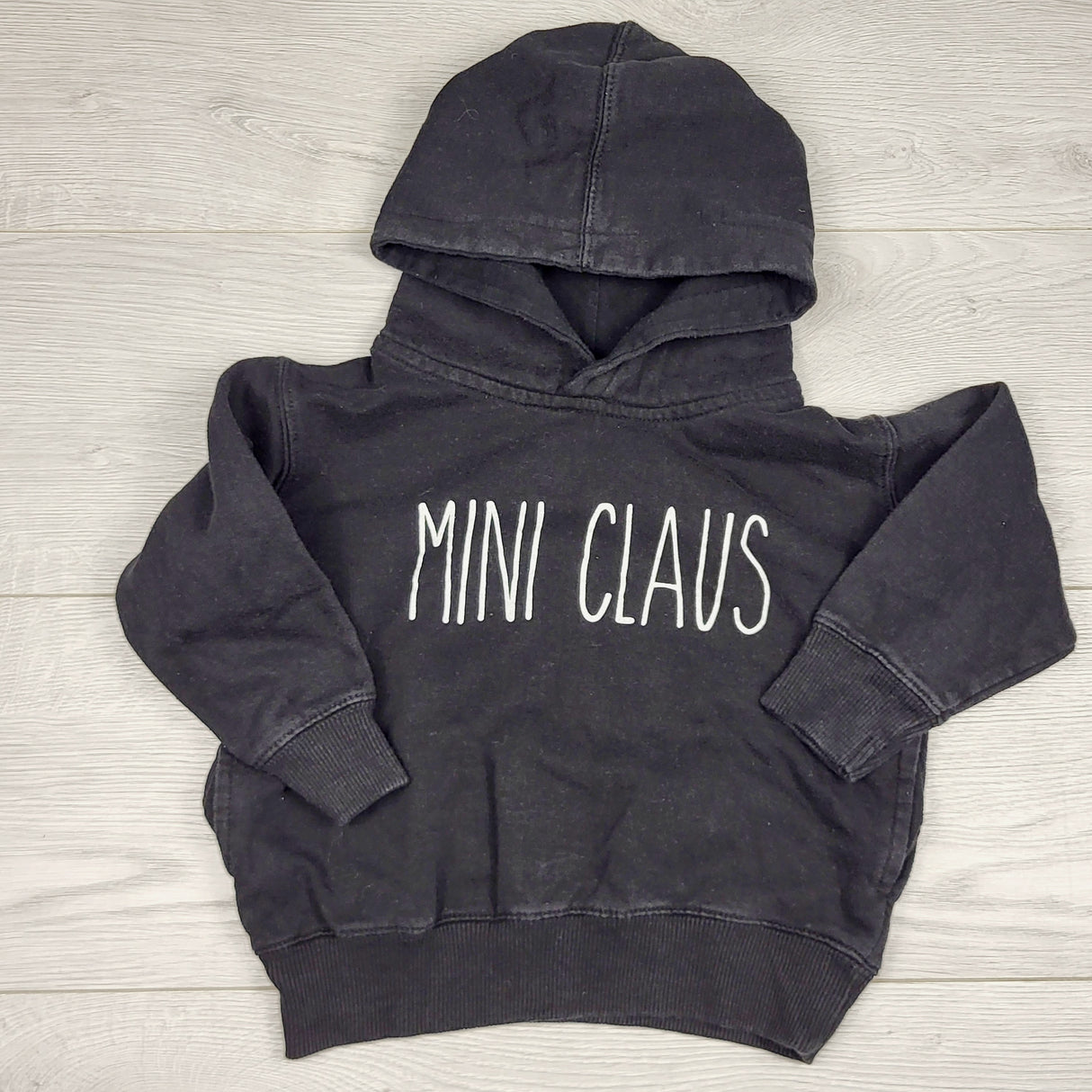 CCAM2 - Custom made "Mini Claus" pullover hoodie. Size 2T