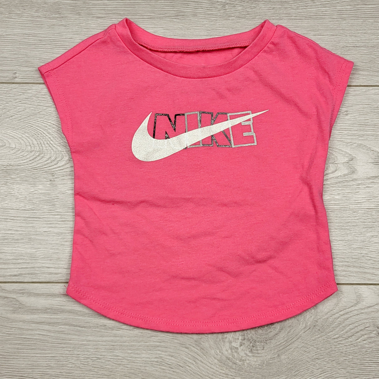 MBLK1 - Nike pink cotton t-shirt. Size 12 months