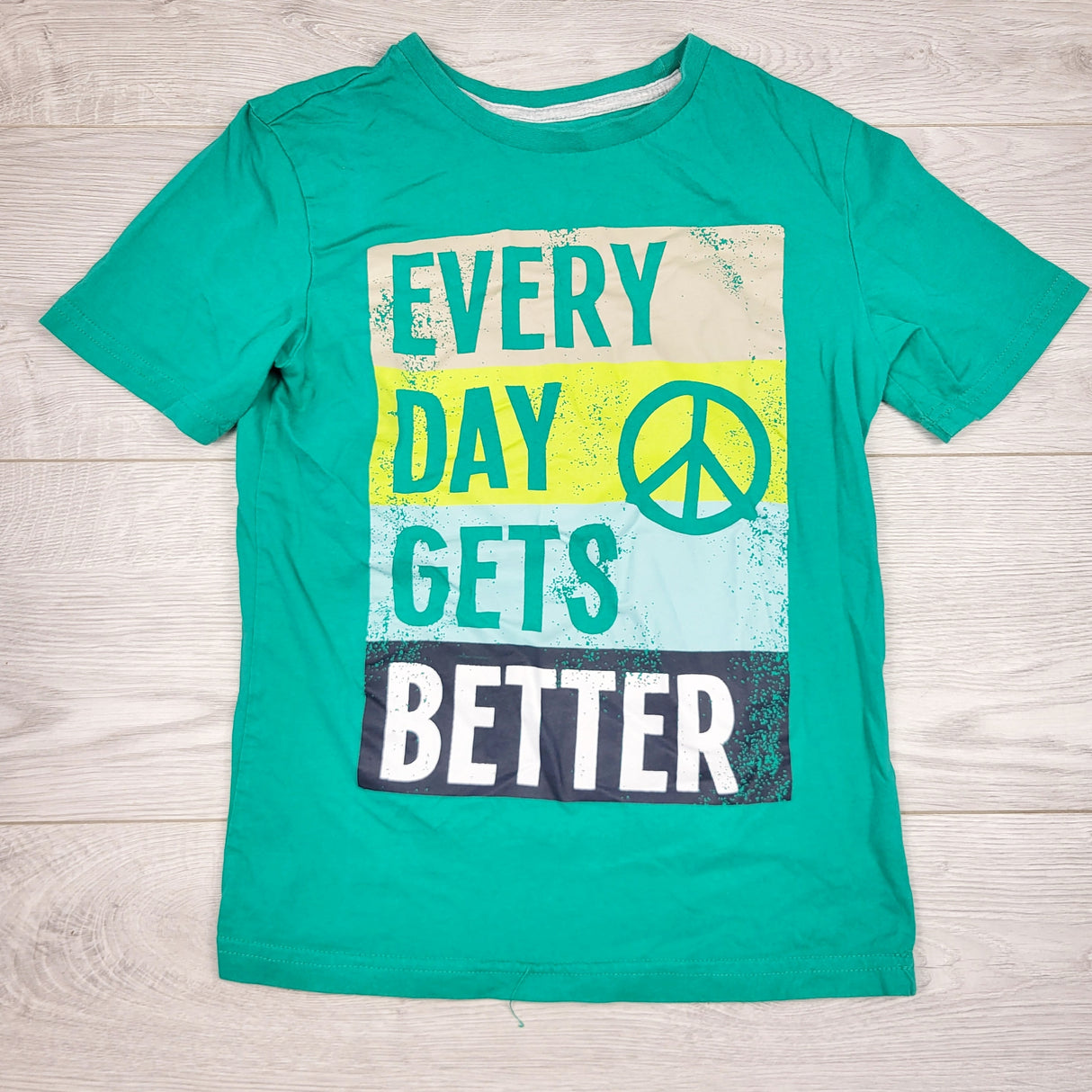 SPLT2 - George green "Every Day Gets Better" t-shirt. Size 7/8