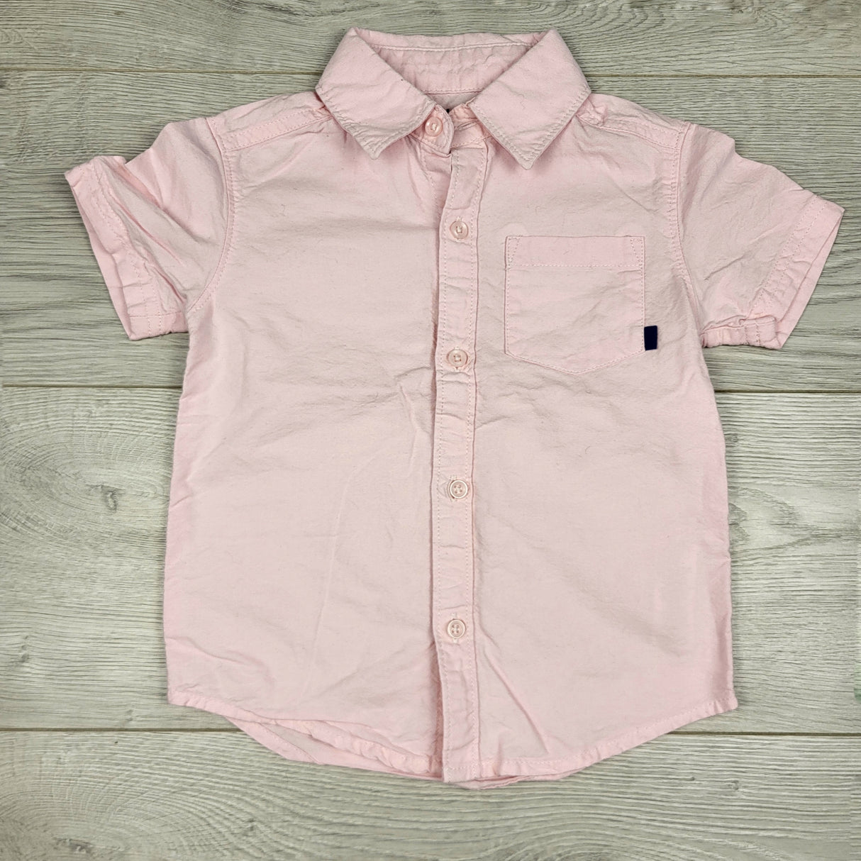 RBEN1 - Child of Mine pink button down shirt. Size 2T