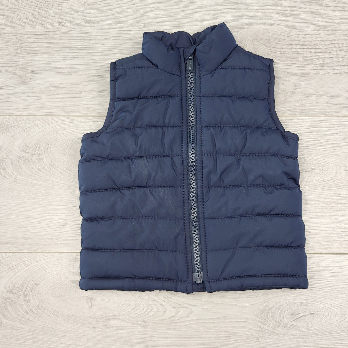 MBLK2 - Old Navy fleece lined puffer vest. Size 12-18 months