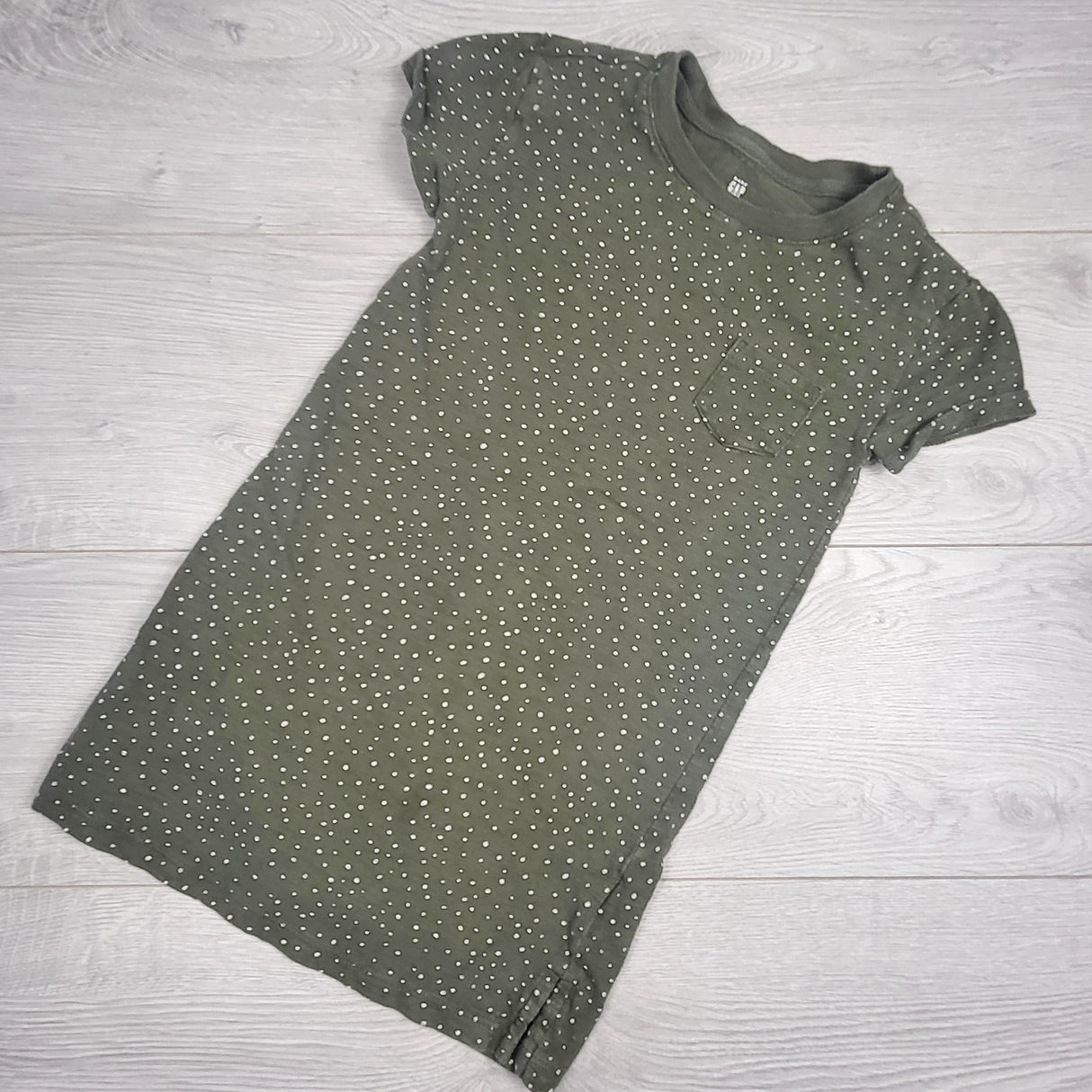 LHEP2 - Gap green polka dot t-shirt dress. Size 5T