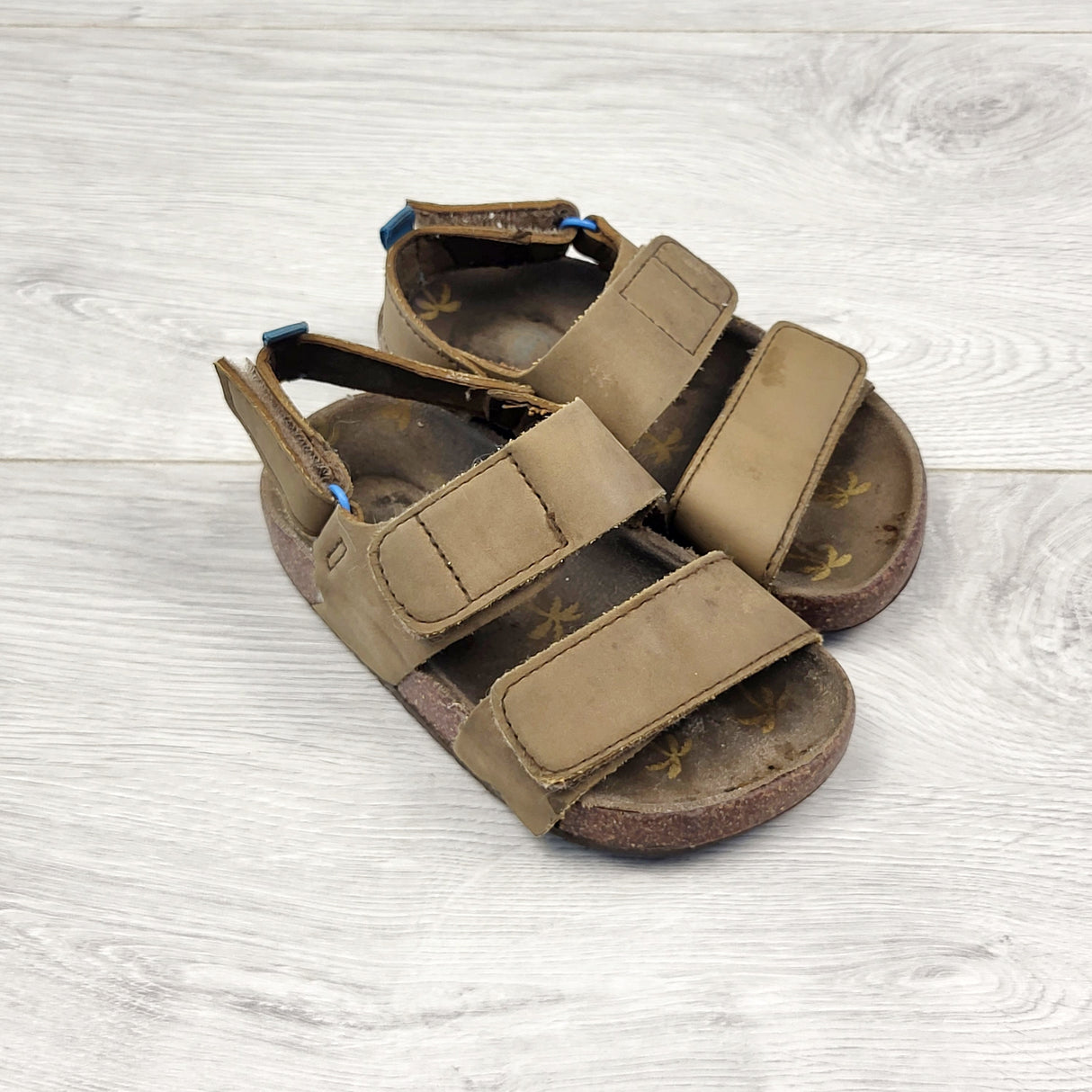 TSAM1 - Brown cork sandals. Size 7