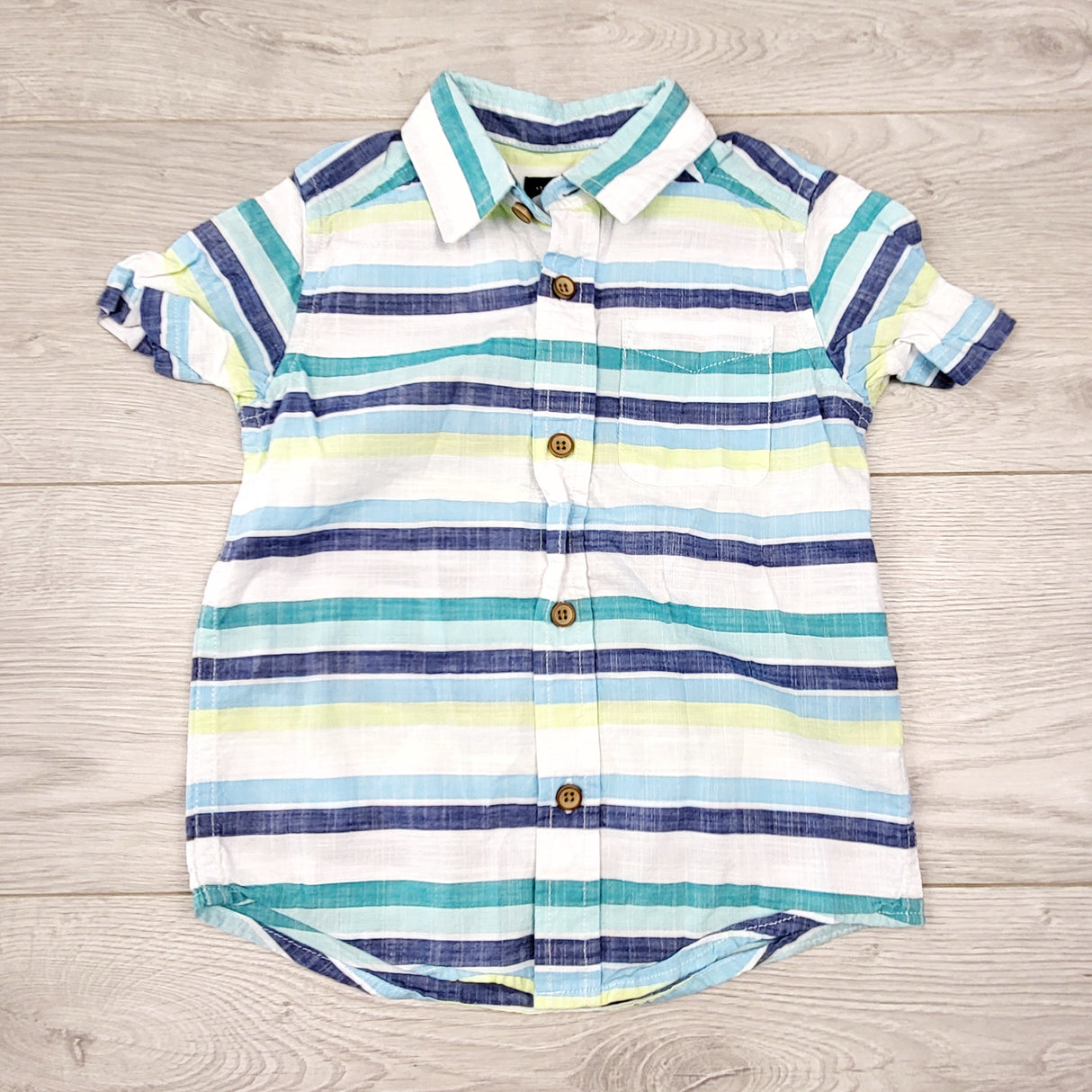 RBEN33 - Children's Place striped button down shirt. Size 3T