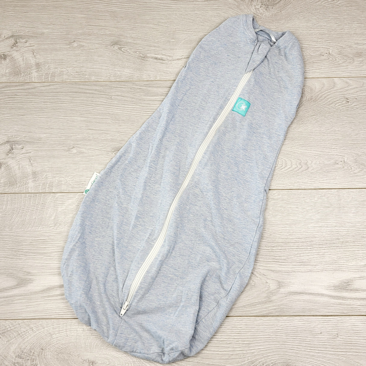 CCAM6 - Ergo Cocoon blue swaddle bag (arms can be in or out). Size 0-3 months