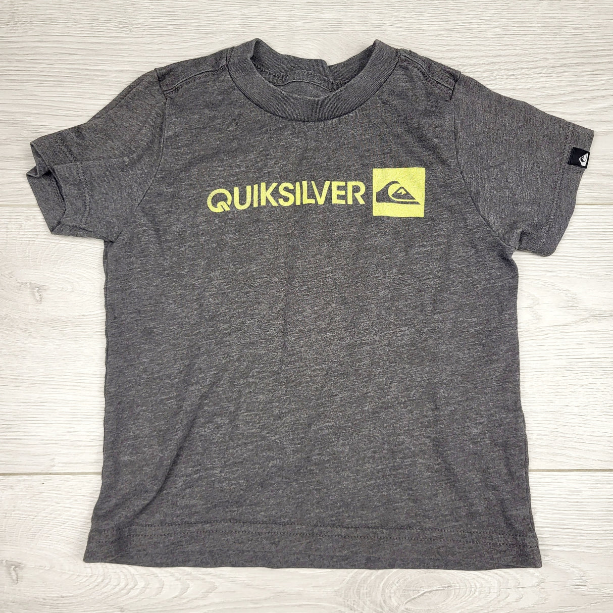 MRSH1 - Grey Quiksilver t-shirt. Size 2T