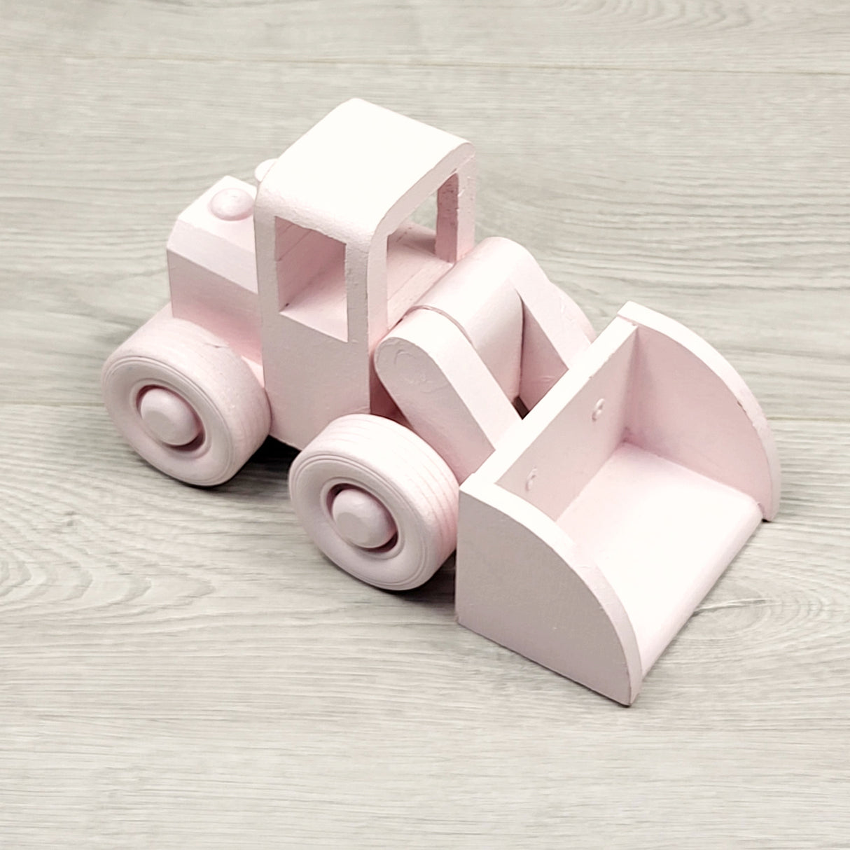 MRSH3 - Pink painted wooden digger