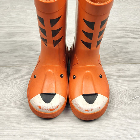 MRSH4 - Carters orange Tiger rain boots. Size 5