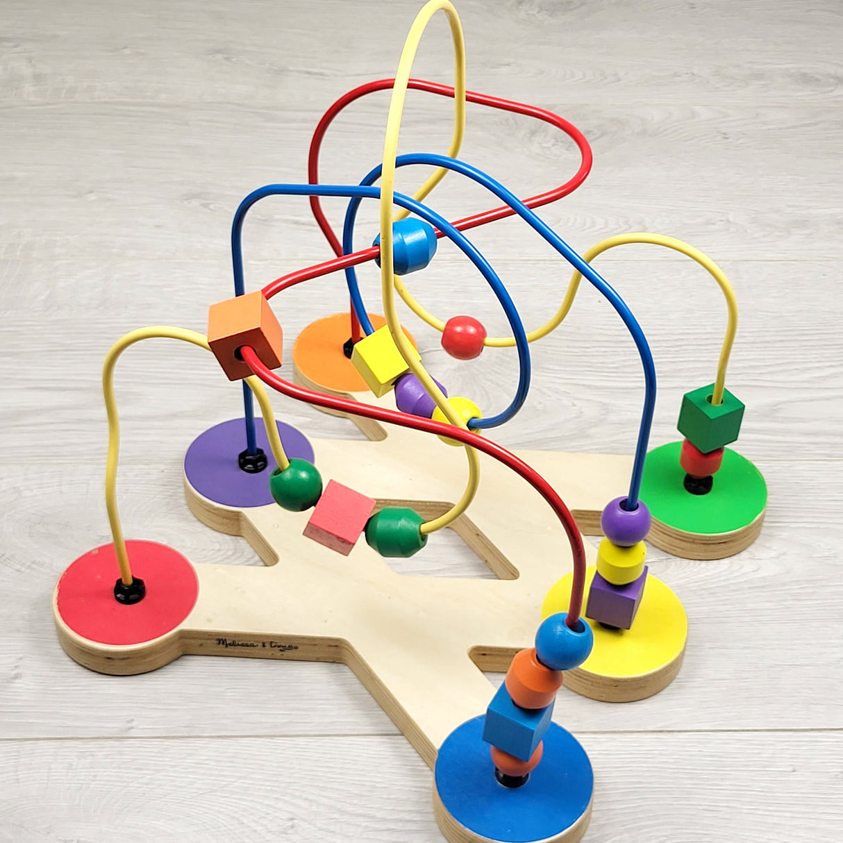 ADMX1 - Melissa and Doug wooden bead maze toy. Local pick up or delivery only