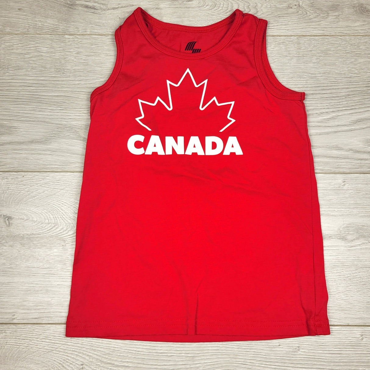 RMAZ1 - Children's Place red Canada tank top. Size 4T