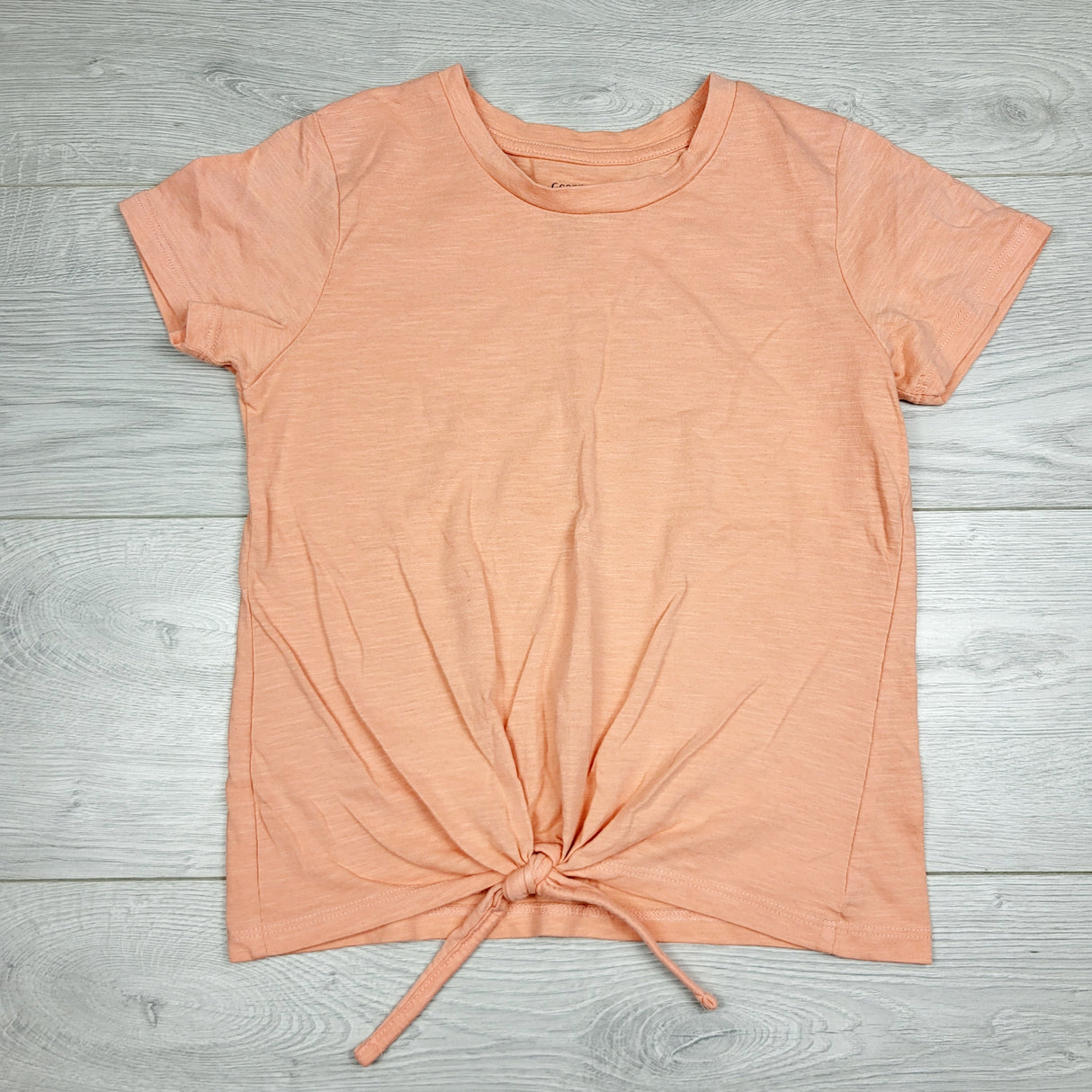 GFST1 - George peach knotted t-shirt. Size 10/12