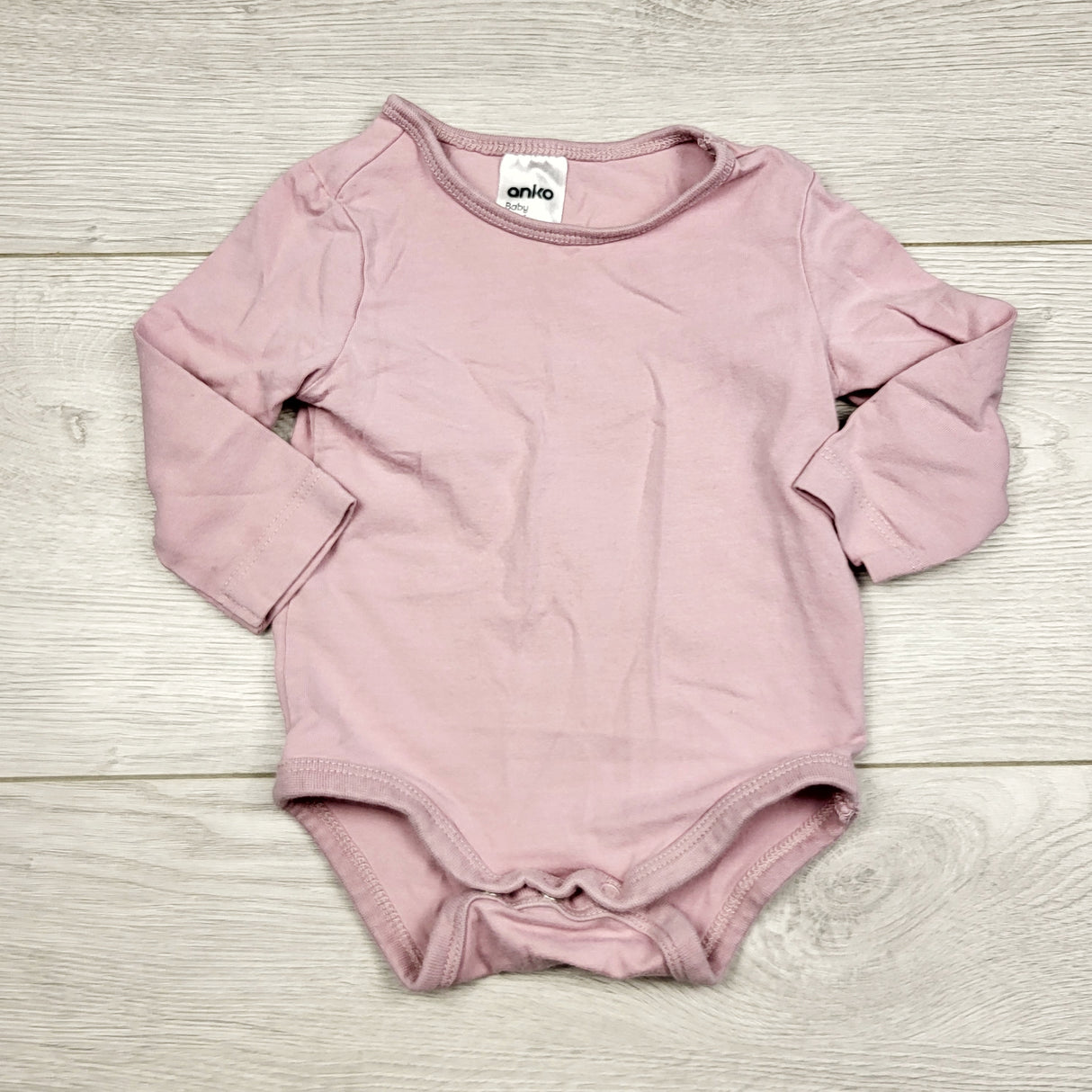 STMA1 - Anko pinky-purple bodysuit. Size 0-3 months