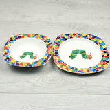 CMOH1 - The Very Hungry Caterpillar porcelain bowl and plate set.  Local pick up or delivery only