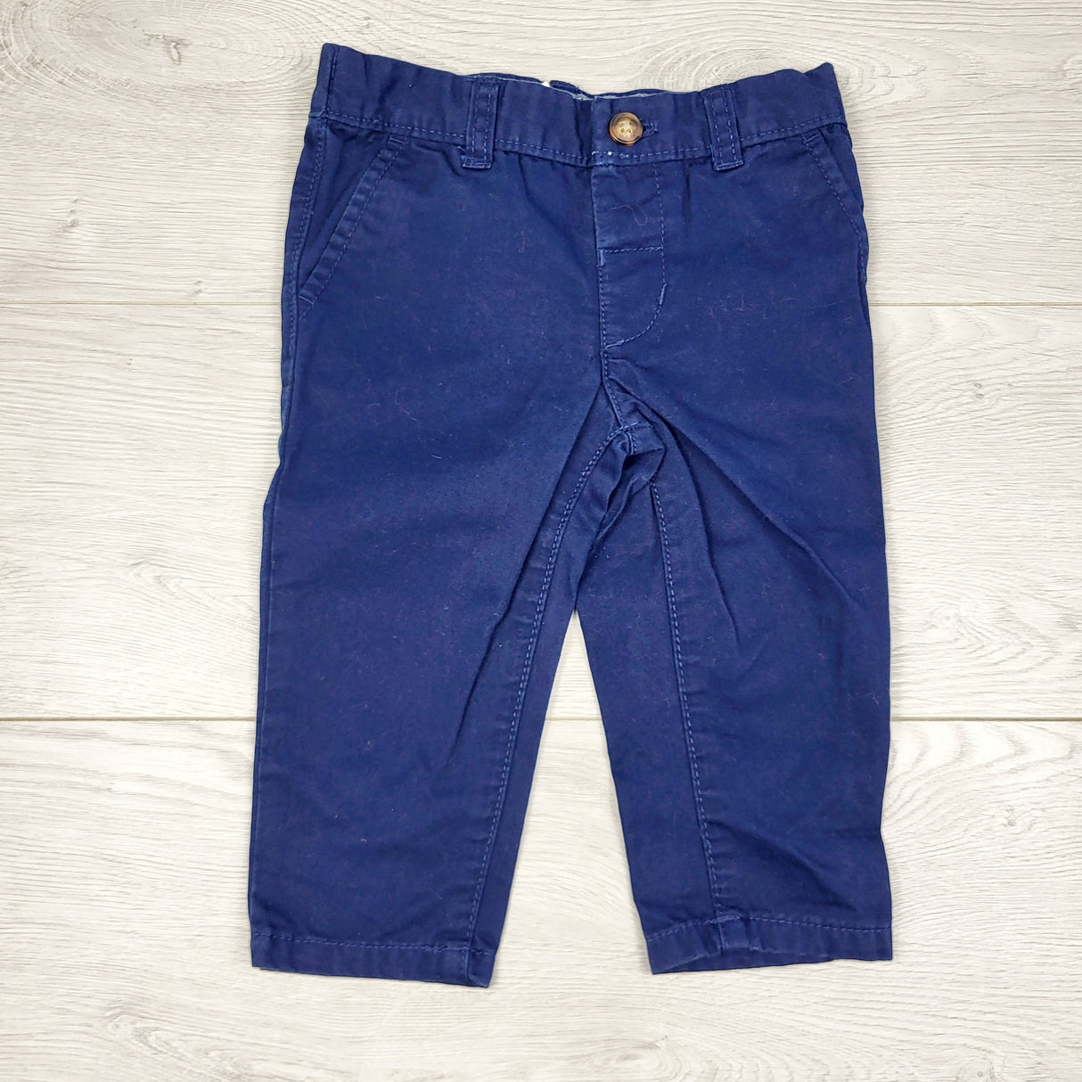 TBOW2 - Carters navy chino pants. Size 12 months