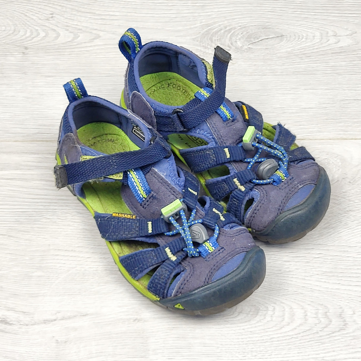 MSK1- Keen navy washable waterproof sandals. Size 11