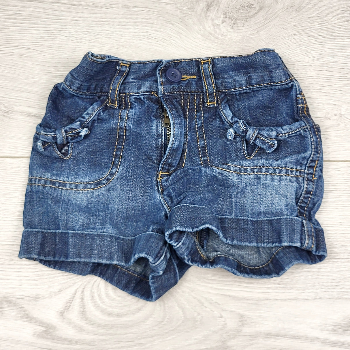 CAAC1 - Children's Place denim shorts. Size 18 months