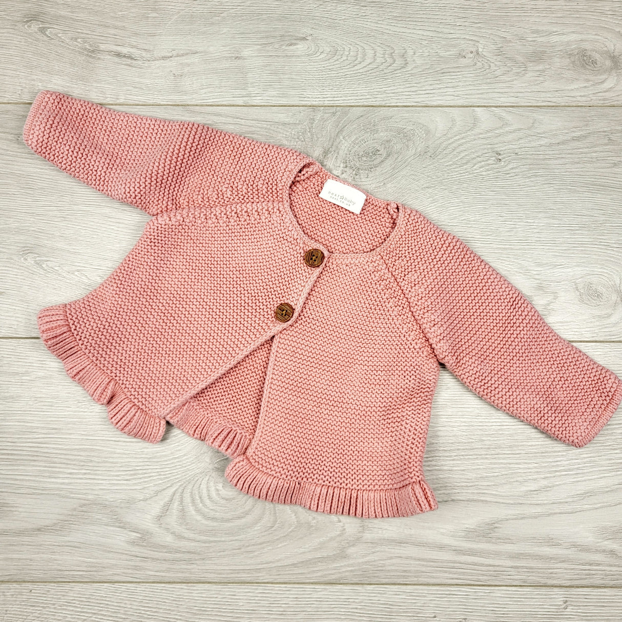 CAAC1 - Next Baby pink sweater. Size 3-6 months