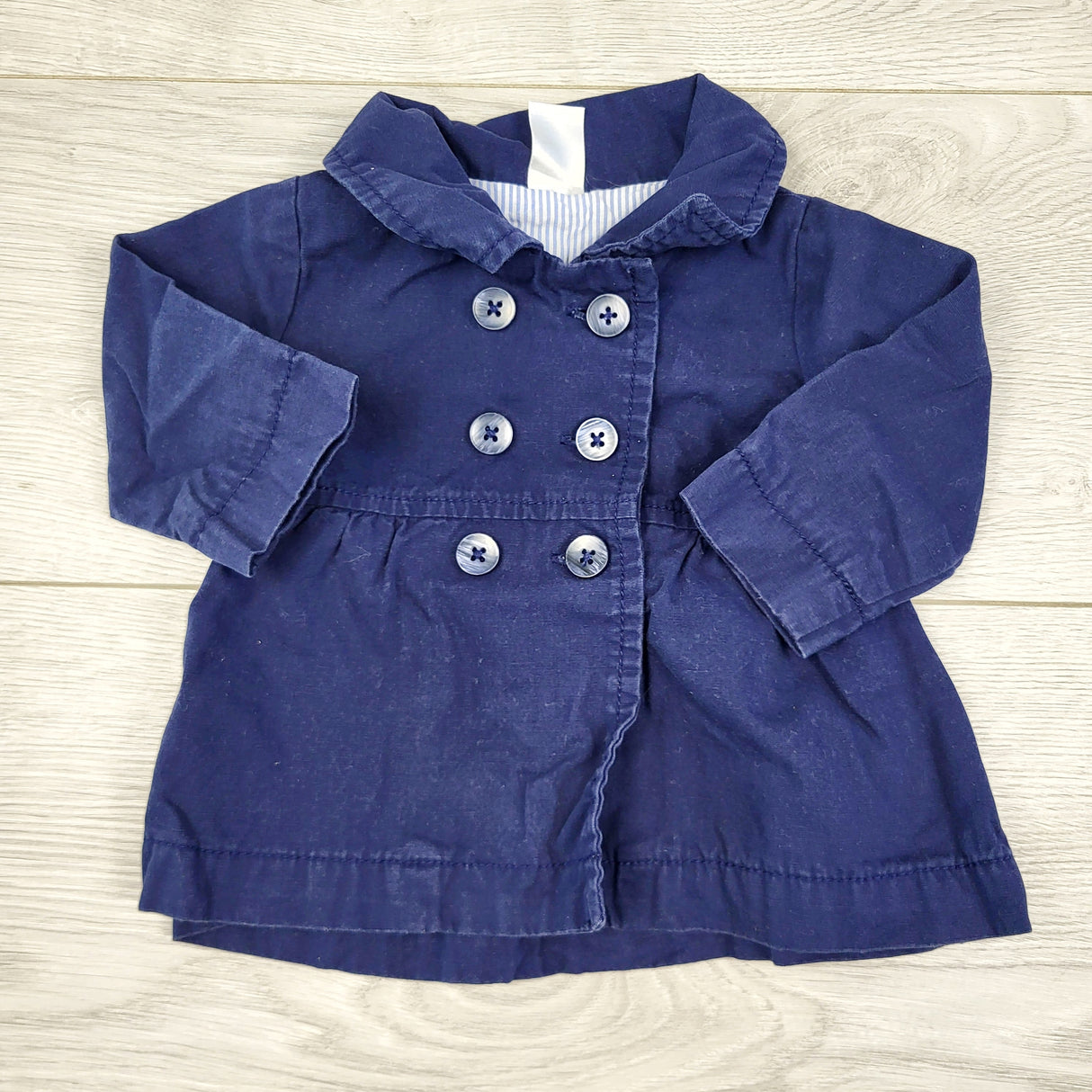 CAAC1 - Carters navy lightweight jacket. Size 3 months