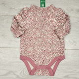 DMKY2 - NEW - Gap pink floral print bodysuit. Size 3-6 months