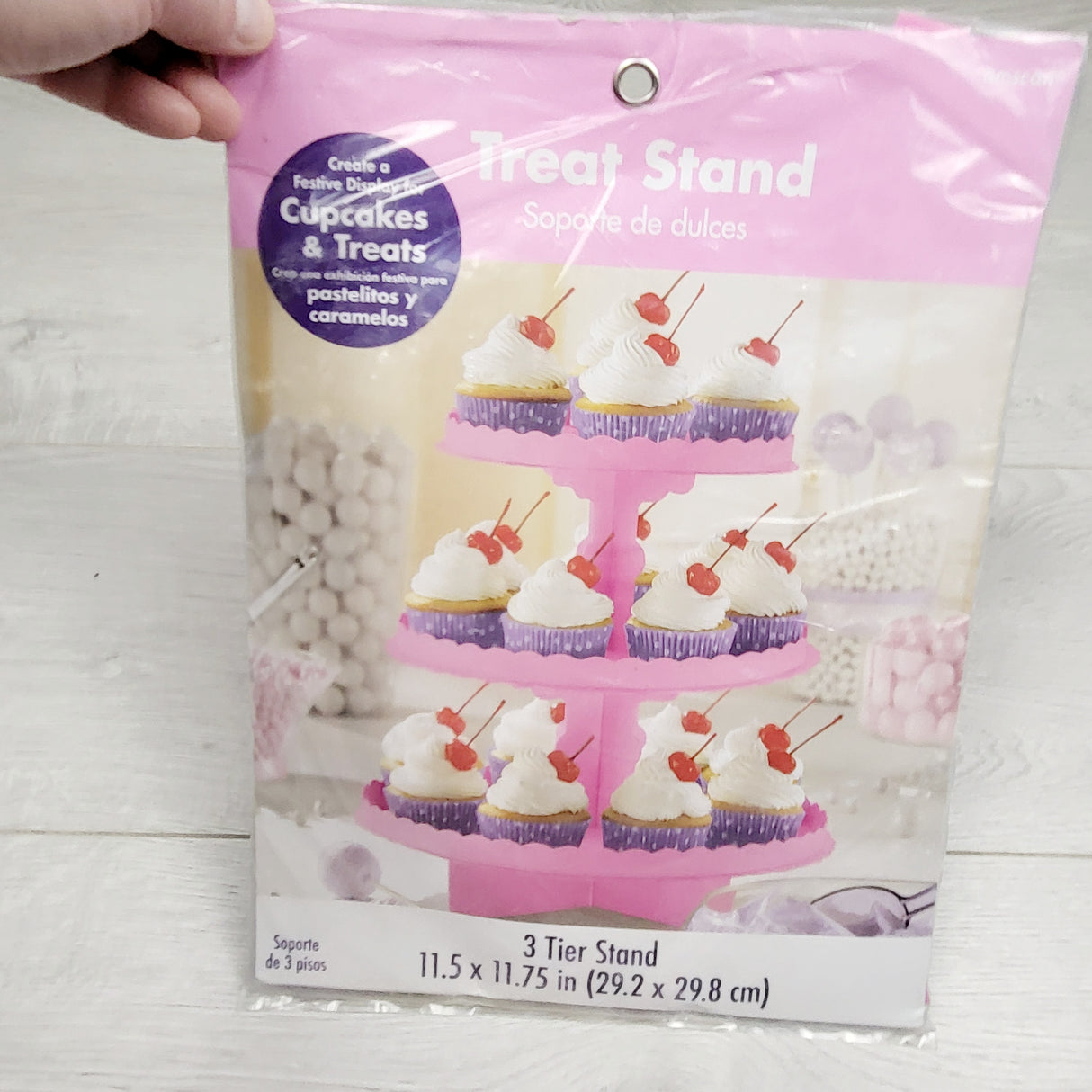 CKFT2 - NEW - 3 Tier Cardboard Cupcake Stand