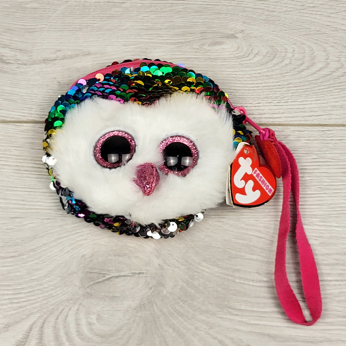 KTBL2 - NEW - Ty Fashion Owen The Owl Sequin Purse