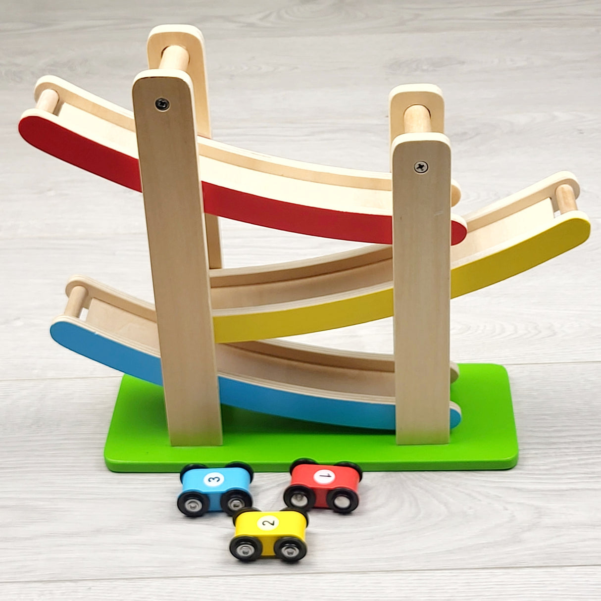 CSMP1 - Woodlets Zig Zag Car Track. LOCAL pick up or delivery only