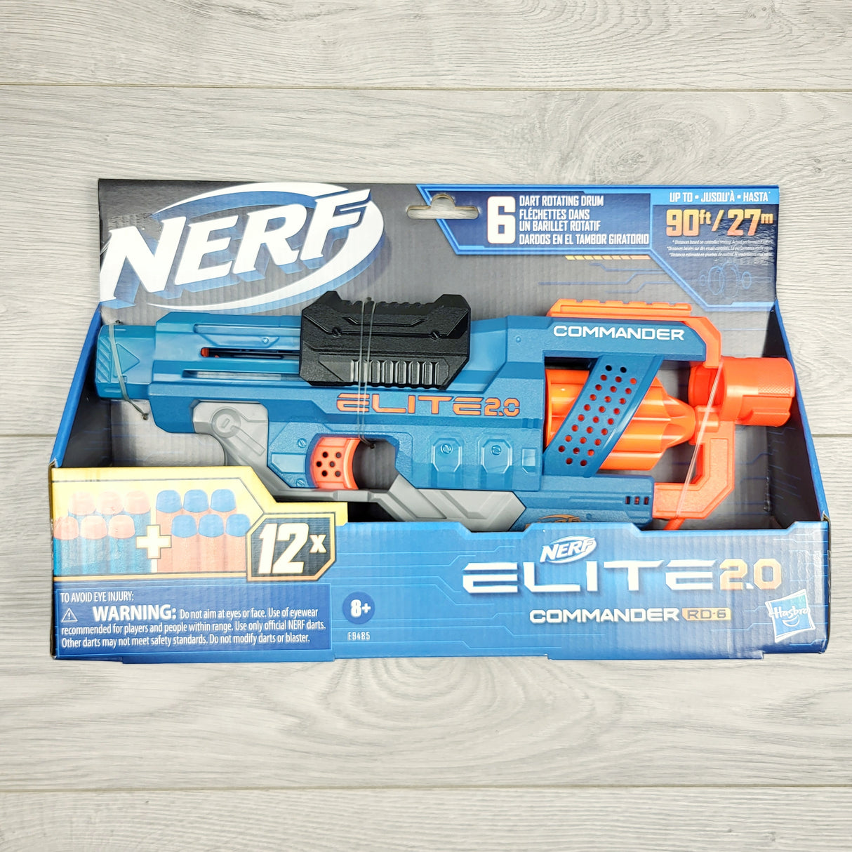 MBW1 - NEW - Nerf Elite 2.0 Commander RD-6 Blaster Gun